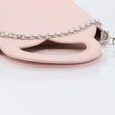 TIFFANY&Co. Return to Chain Shoulder Bag Leather 2way Pink Silver Auth 202840A-7