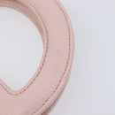 TIFFANY&Co. Return to Chain Shoulder Bag Leather 2way Pink Silver Auth 202840A-9
