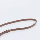 BURBERRY Hand Bag Canvas Beige Gold Tone Auth 202843-10