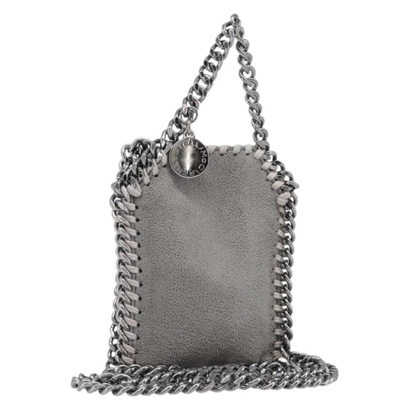 Stella MacCartney Falabella Micro Chain Shoulder Pouch Polyester Auth 202846V
