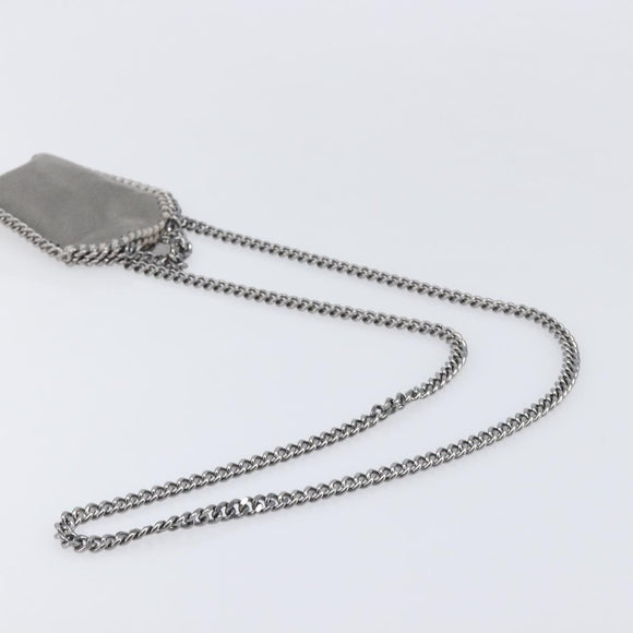 Stella MacCartney Falabella Micro Chain Shoulder Pouch Polyester Auth 202846V