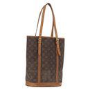 LOUIS VUITTON Monogram Bucket GM Shoulder Bag M42236 LV Auth 202847-1