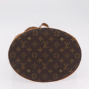LOUIS VUITTON Monogram Bucket GM Shoulder Bag M42236 LV Auth 202847-6