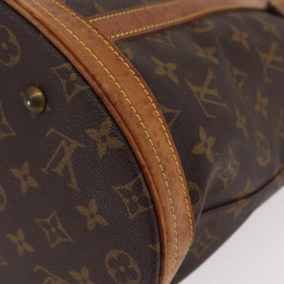 LOUIS VUITTON Monogram Bucket GM Shoulder Bag M42236 LV Auth 202847