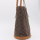 LOUIS VUITTON Monogram Bucket GM Shoulder Bag M42236 LV Auth 202847-5