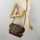 LOUIS VUITTON Monogram Saumur 30 Shoulder Bag M42256 LV Auth 202848-30
