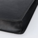 LOUIS VUITTON Epi Pochette Homme Clutch Bag Black M52522 LV Auth 202850-15