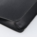 LOUIS VUITTON Epi Pochette Homme Clutch Bag Black M52522 LV Auth 202850-16