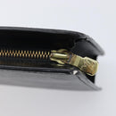 LOUIS VUITTON Epi Pochette Homme Clutch Bag Black M52522 LV Auth 202850-9
