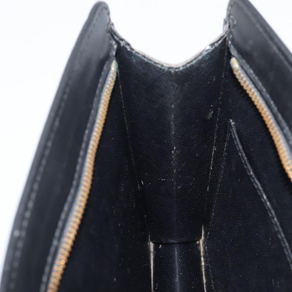 LOUIS VUITTON Epi Pochette Homme Clutch Bag Black M52522 LV Auth 202850