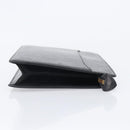 LOUIS VUITTON Epi Pochette Homme Clutch Bag Black M52522 LV Auth 202850-3