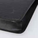 LOUIS VUITTON Epi Pochette Homme Clutch Bag Black M52522 LV Auth 202850-7