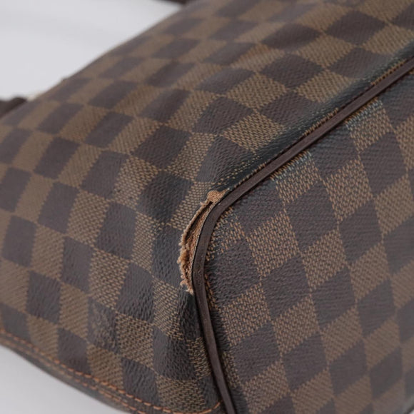LOUIS VUITTON Damier Ebene Saleya PM Tote Bag N51183 LV Auth 202851