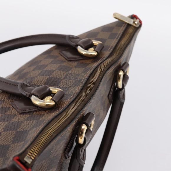 LOUIS VUITTON Damier Ebene Saleya PM Tote Bag N51183 LV Auth 202851