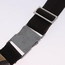 GUCCI GG Canvas Waist Bag Beige Silver 131236 Auth 202852-9