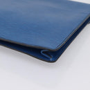 LOUIS VUITTON Epi Porte Documents Senateur Clutch Bag Blue M54455 LV Auth 202853-15