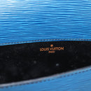 LOUIS VUITTON Epi Porte Documents Senateur Clutch Bag Blue M54455 LV Auth 202853-8