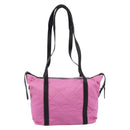 PRADA Shoulder Bag Nylon Pink Black Auth 202854-3