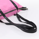 PRADA Shoulder Bag Nylon Pink Black Auth 202854-7