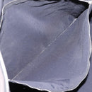 HERMES Her Line Porte Documents Hand Bag Canvas Gray Silver Auth 202855A-19