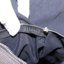 HERMES Her Line Porte Documents Hand Bag Canvas Gray Silver Auth 202855A-20