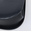 Salvatore Ferragamo Gancini Hand Bag Leather 2way Navy Gold Tone Auth 202857V-16