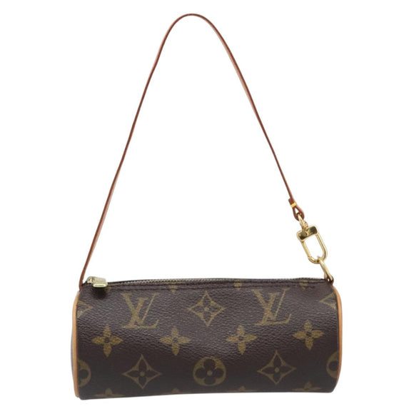 LOUIS VUITTON Monogram Papillon Pouch LV Auth 202862
