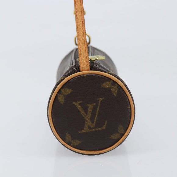 LOUIS VUITTON Monogram Papillon Pouch LV Auth 202862