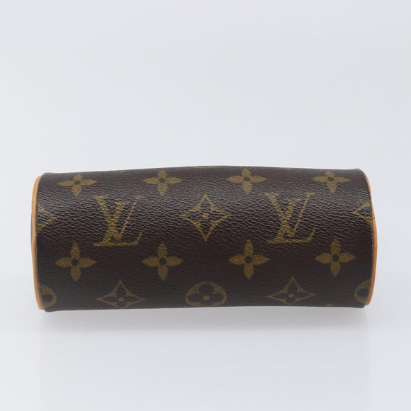 LOUIS VUITTON Monogram Papillon Pouch LV Auth 202862