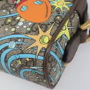 GUCCI GG Supreme Disney Donald Duck Shoulder Bag PVC Beige 648124 Auth 202863SAM-14