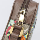 GUCCI GG Supreme Disney Donald Duck Shoulder Bag PVC Beige 648124 Auth 202863SAM-19