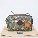 GUCCI GG Supreme Disney Donald Duck Shoulder Bag PVC Beige 648124 Auth 202863SAM-12