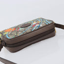 GUCCI GG Supreme Disney Donald Duck Shoulder Bag PVC Beige 648124 Auth 202863SAM-6