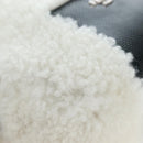 FENDI Rice Ball Shoulder Bag Bore White Black 7AS240 Auth 202864SAM-12