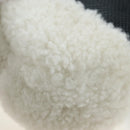 FENDI Rice Ball Shoulder Bag Bore White Black 7AS240 Auth 202864SAM-14