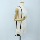 FENDI Rice Ball Shoulder Bag Bore White Black 7AS240 Auth 202864SAM-23