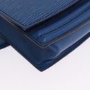 LOUIS VUITTON Epi Ceinture Tilsitt Pochette Waist Bag Blue M52605 Auth 202866A-11