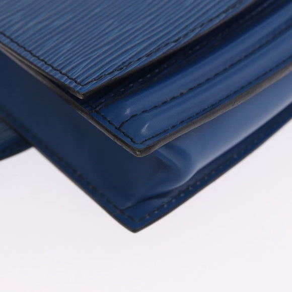LOUIS VUITTON Epi Ceinture Tilsitt Pochette Waist Bag Blue M52605 Auth 202866A