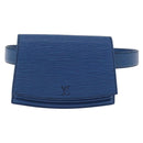 LOUIS VUITTON Epi Ceinture Tilsitt Pochette Waist Bag Blue M52605 Auth 202866A-2