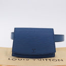 LOUIS VUITTON Epi Ceinture Tilsitt Pochette Waist Bag Blue M52605 Auth 202866A-22