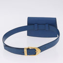 LOUIS VUITTON Epi Ceinture Tilsitt Pochette Waist Bag Blue M52605 Auth 202866A-7