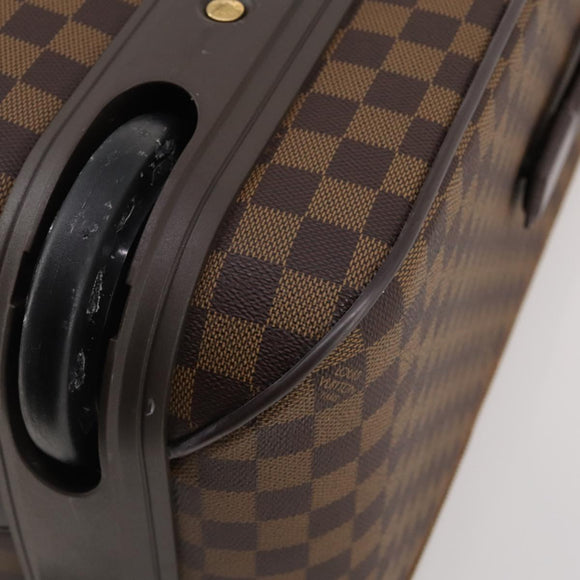 LOUIS VUITTON Damier Ebene Pegas 65 Suitcase N23295 LV Auth 202868