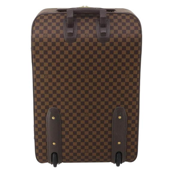 LOUIS VUITTON Damier Ebene Pegas 65 Suitcase N23295 LV Auth 202868