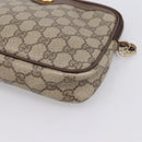 GUCCI GG Supreme Shoulder Bag PVC Beige Gold 97 02 068 Auth 202878-10
