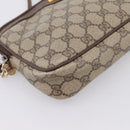 GUCCI GG Supreme Shoulder Bag PVC Beige Gold 97 02 068 Auth 202878-11