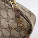 GUCCI GG Supreme Shoulder Bag PVC Beige Gold 97 02 068 Auth 202878-15