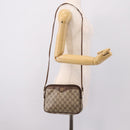 GUCCI GG Supreme Shoulder Bag PVC Beige Gold 97 02 068 Auth 202878-22