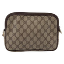 GUCCI GG Supreme Shoulder Bag PVC Beige Gold 97 02 068 Auth 202878-3