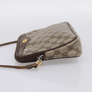 GUCCI GG Supreme Shoulder Bag PVC Beige Gold 97 02 068 Auth 202878-4