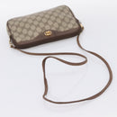 GUCCI GG Supreme Shoulder Bag PVC Beige Gold 97 02 068 Auth 202878-7